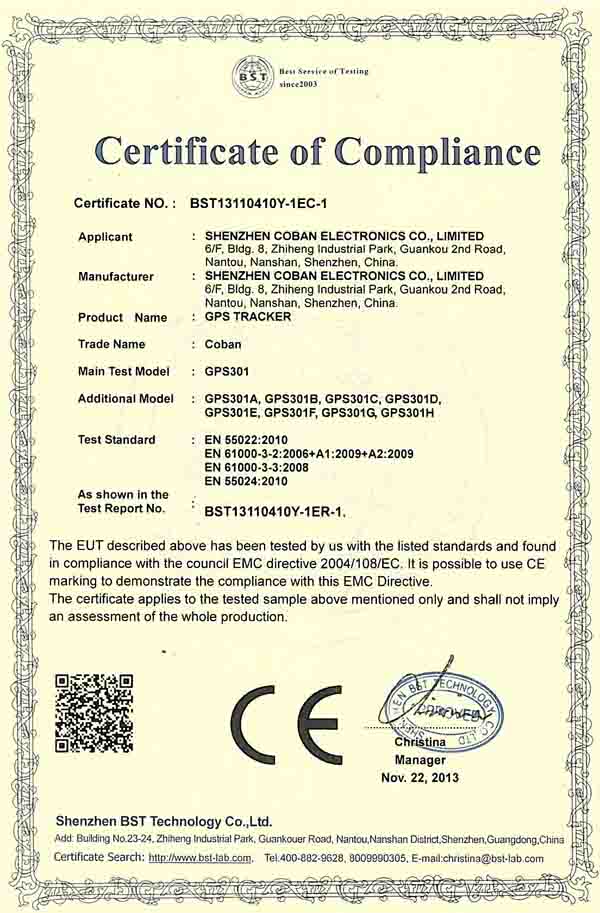 nos certificats butkm gps pour voiture maroc